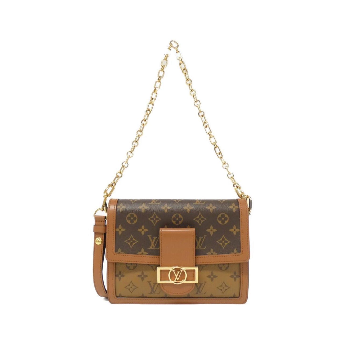 Louis Vuitton Coated Canvas Brown Shoulder Bags