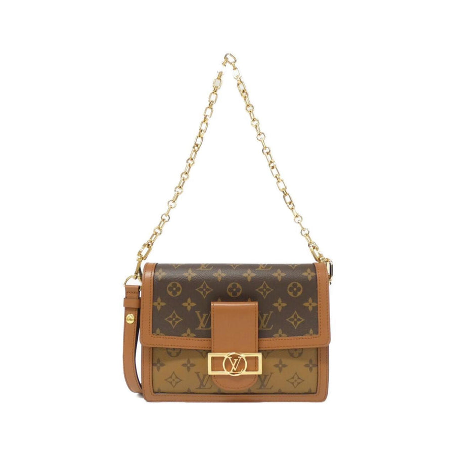 Louis Vuitton Coated Canvas Brown Shoulder Bags