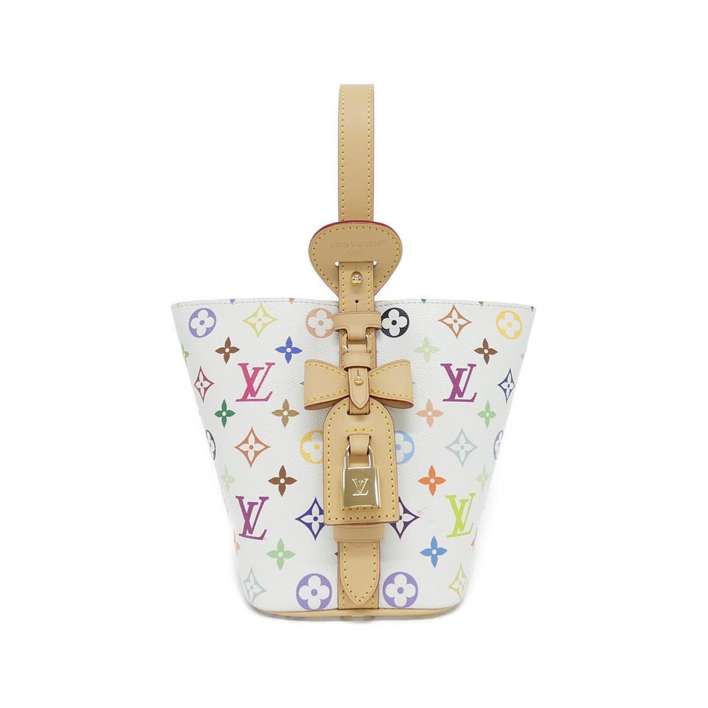 Louis Vuitton Coated Canvas White Shoulder Bags