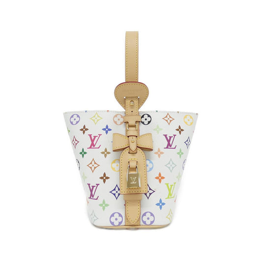 Louis Vuitton Coated Canvas White Shoulder Bags