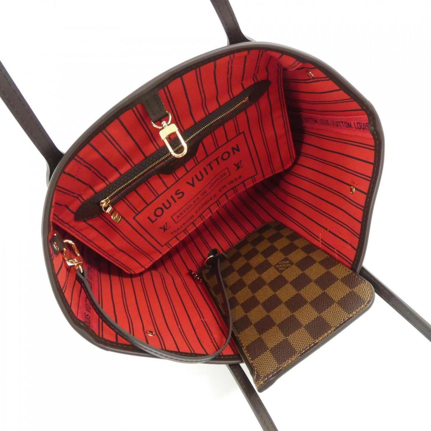 Louis Vuitton Coated Canvas Brown Handbags