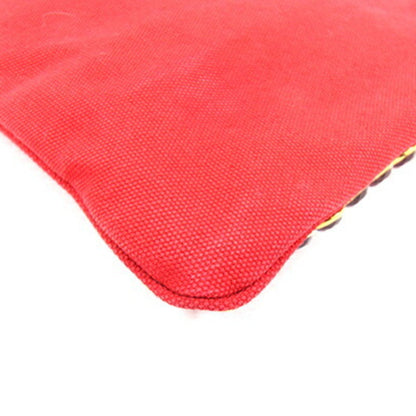 Prada Canvas Red Clutch Bags