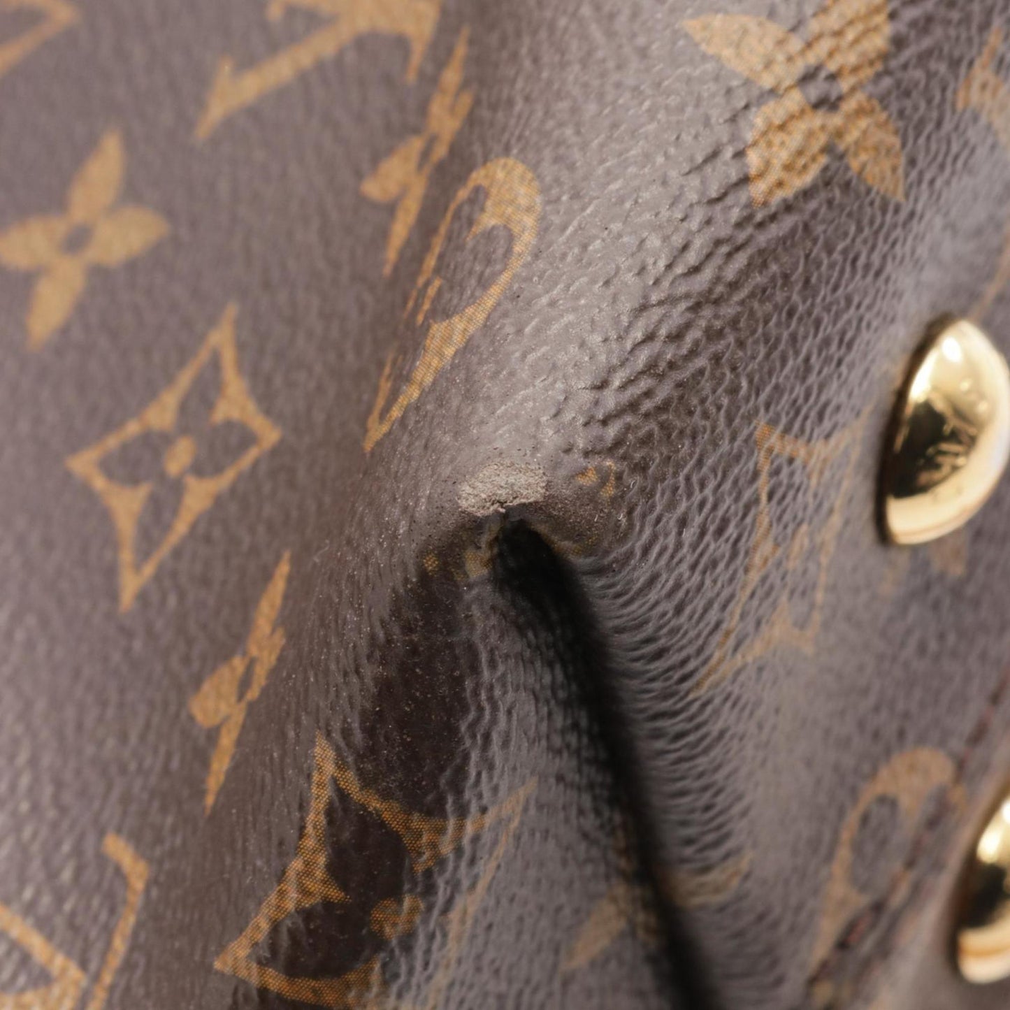 Louis Vuitton Coated Canvas Brown Shoulder Bags