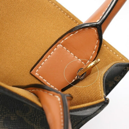 Celine Canvas Brown Shoulder Bags