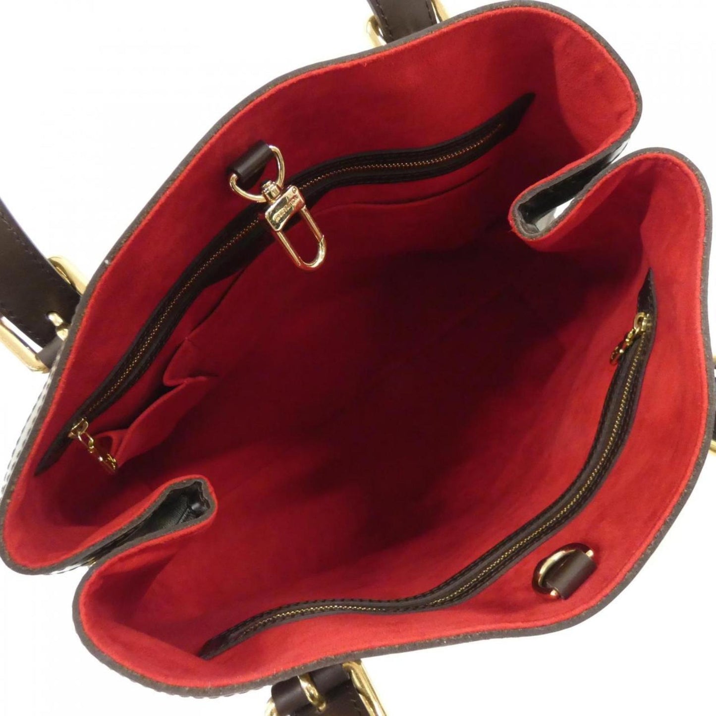 Louis Vuitton Coated Canvas Brown Handbags