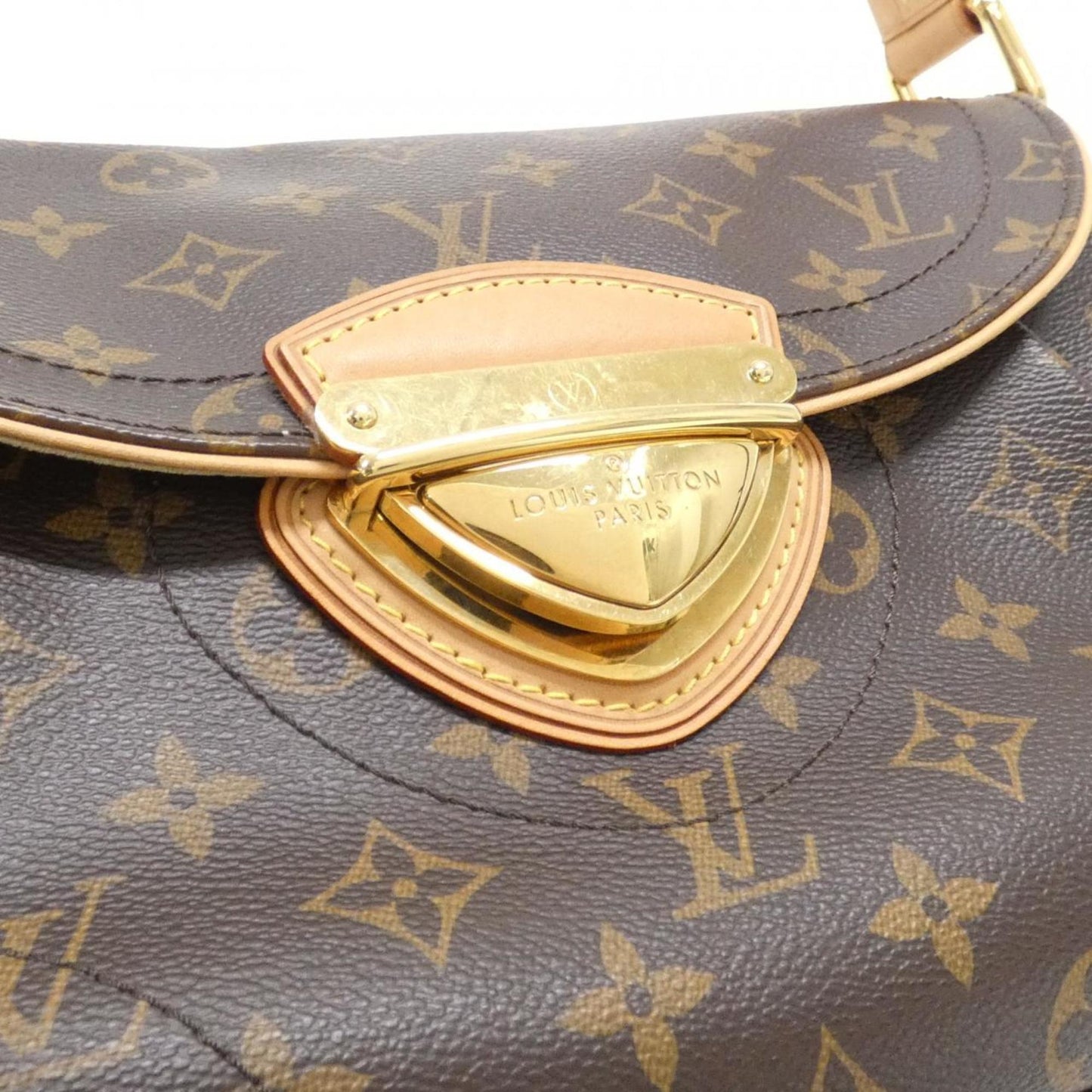 Louis Vuitton Coated Canvas Brown Shoulder Bags