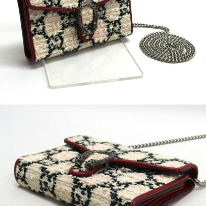 Gucci Tweed Black Clutch Bags
