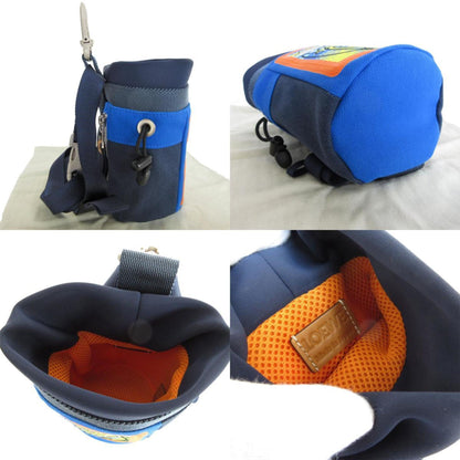 Loewe Canvas Blue Shoulder Bags