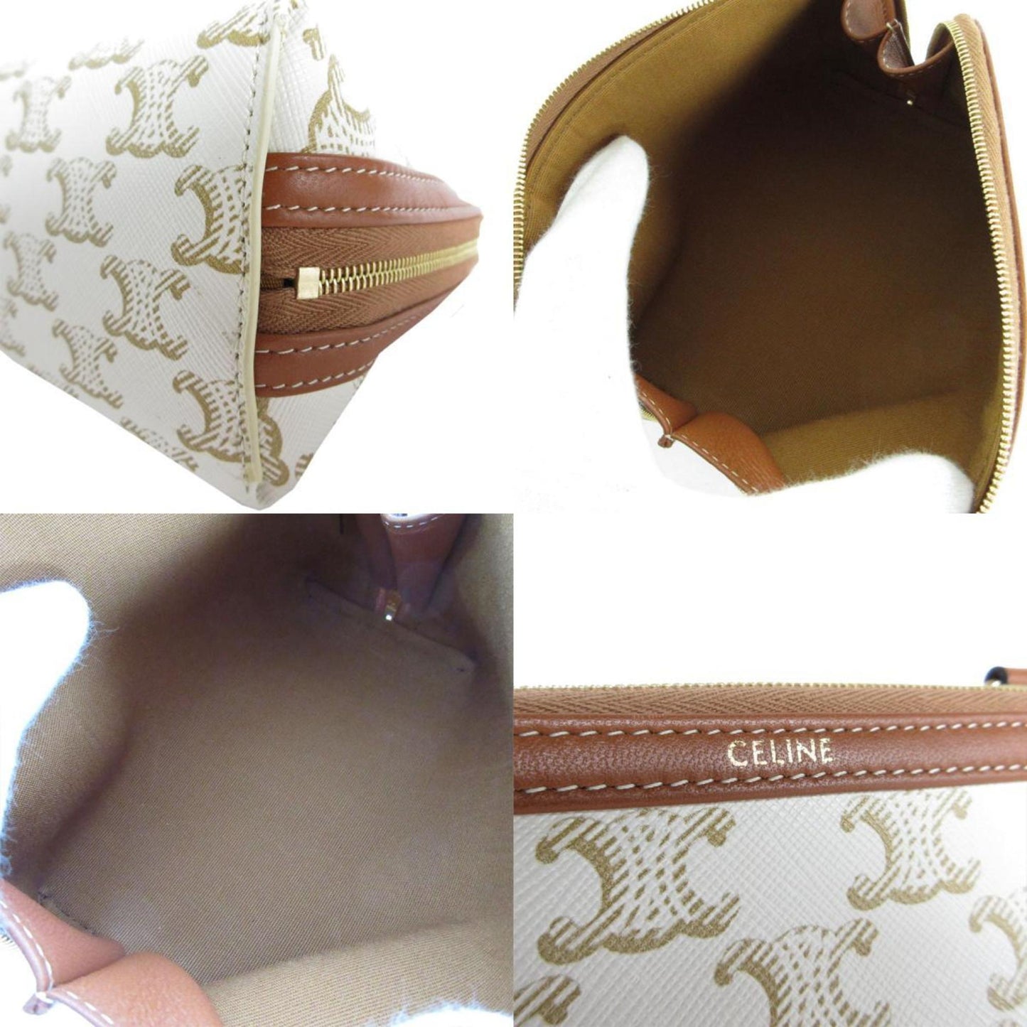 Celine Pvc Brown Shoulder Bags