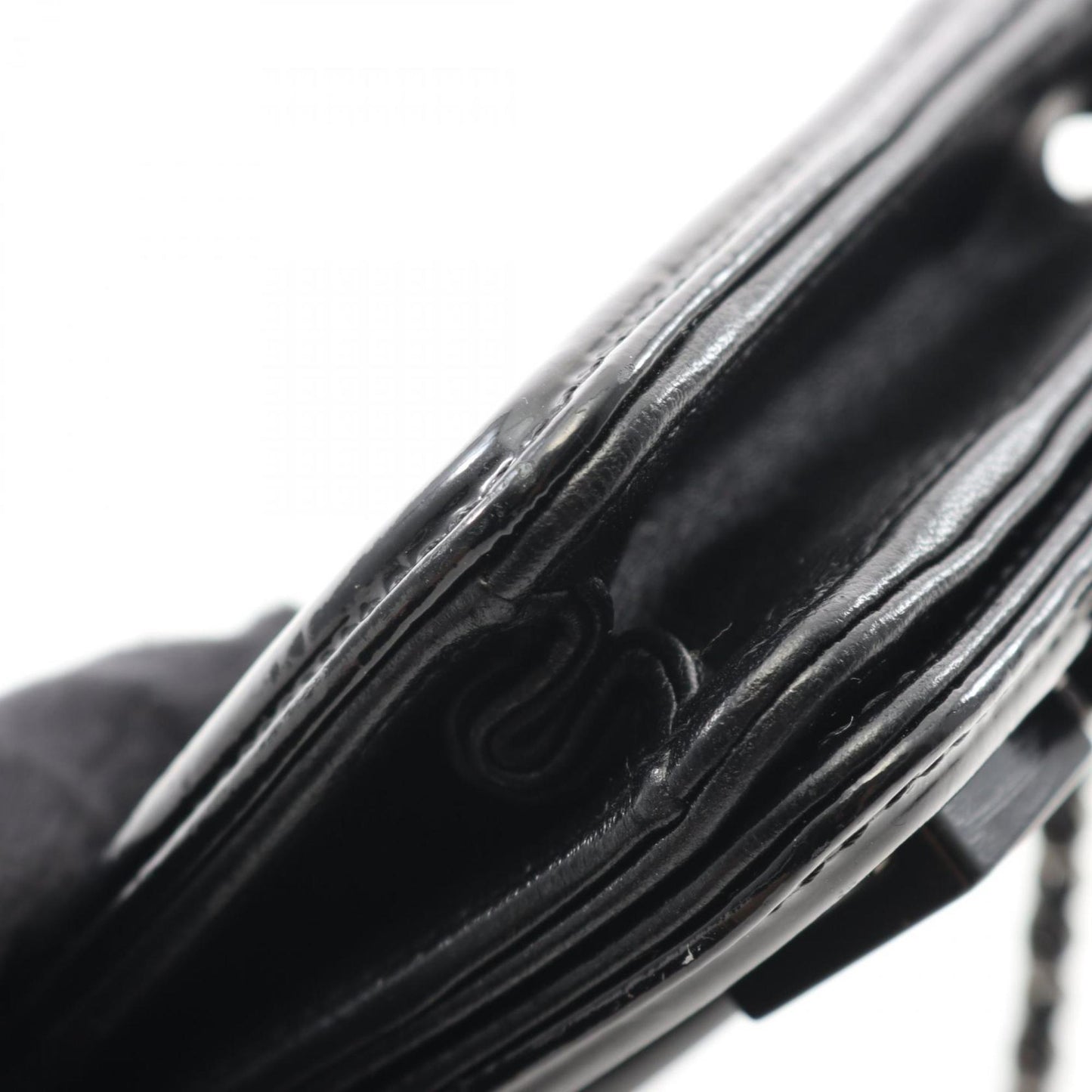 Chanel Patent Black Shoulder Bags