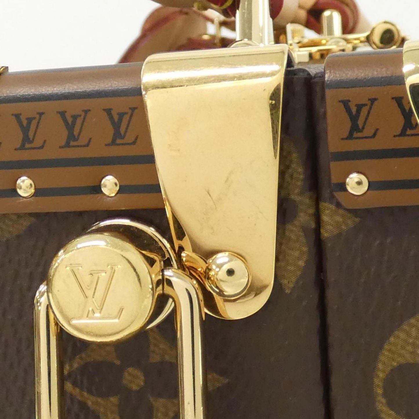 Louis Vuitton Coated Canvas Brown Handbags