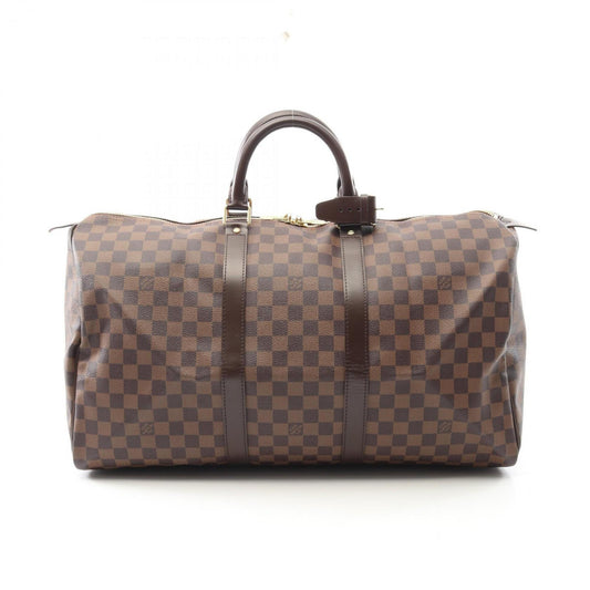 Louis Vuitton Coated Canvas Brown Travel Bags