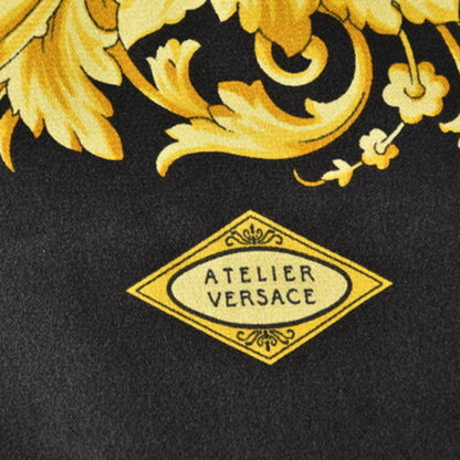 Versace Silk Black Scarves