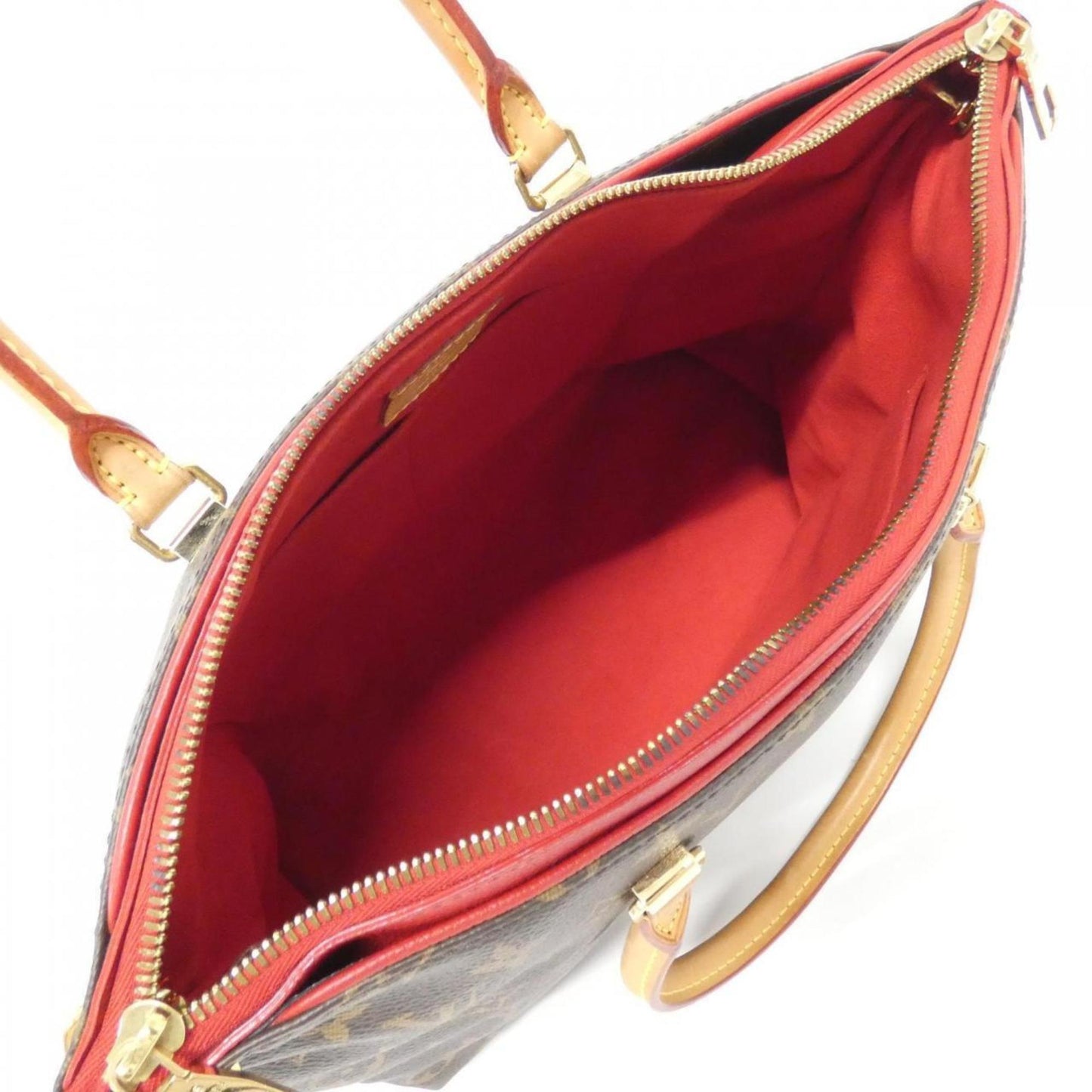 Louis Vuitton Coated Canvas Red Handbags