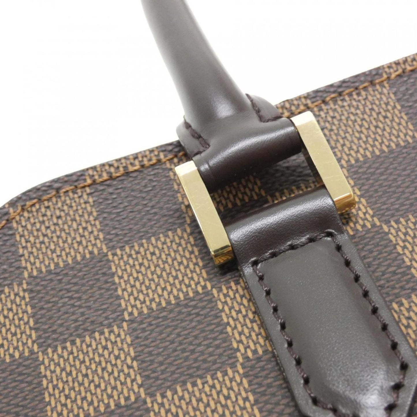 Louis Vuitton Coated Canvas Brown Handbags