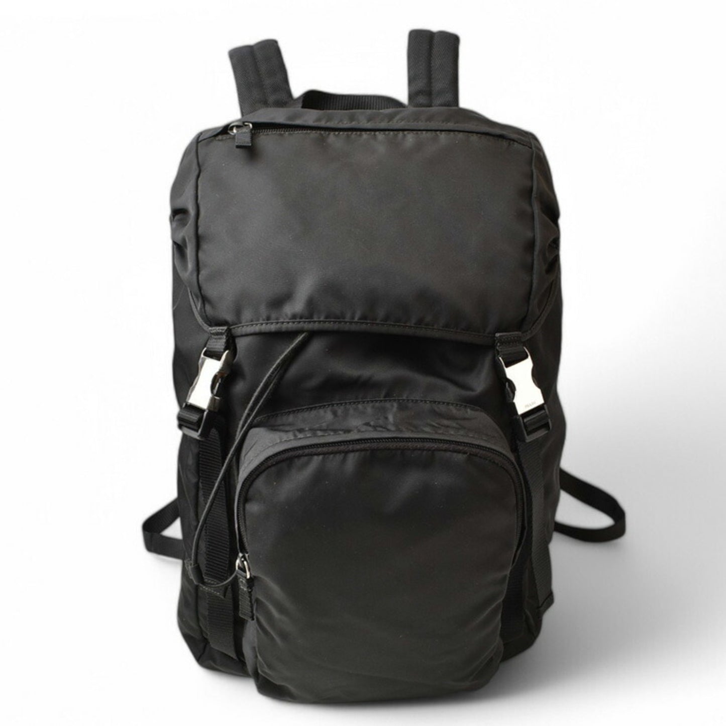 Prada Nylon Black Backpacks
