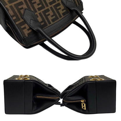 Fendi Canvas Black Handbags