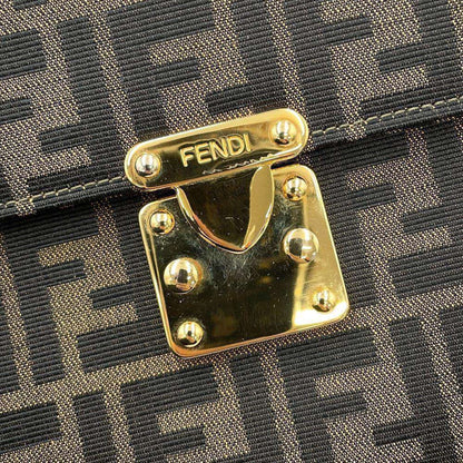 Fendi Canvas Brown Handbags