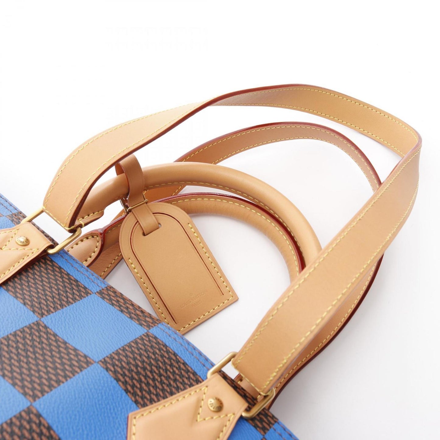 Louis Vuitton Coated Canvas Blue Tote Bags
