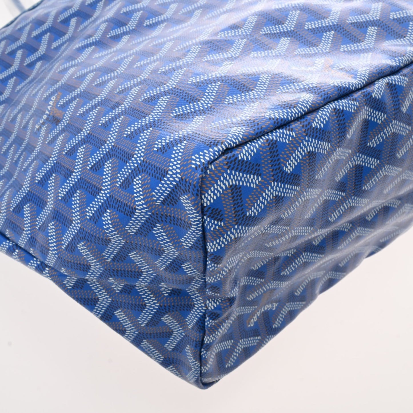 Goyard Pvc Blue Tote Bags