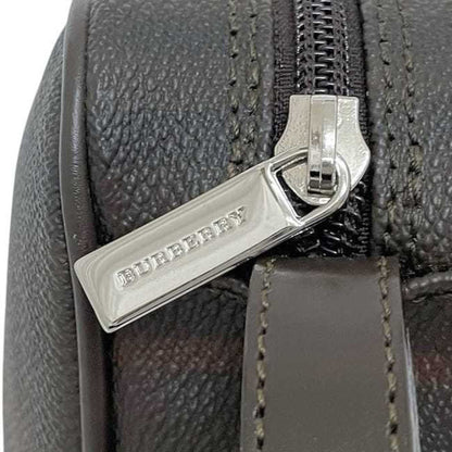 Burberry Pvc Brown Clutch Bags