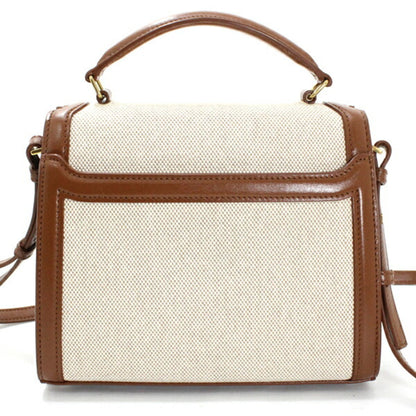 Saint Laurent Canvas Brown Shoulder Bags