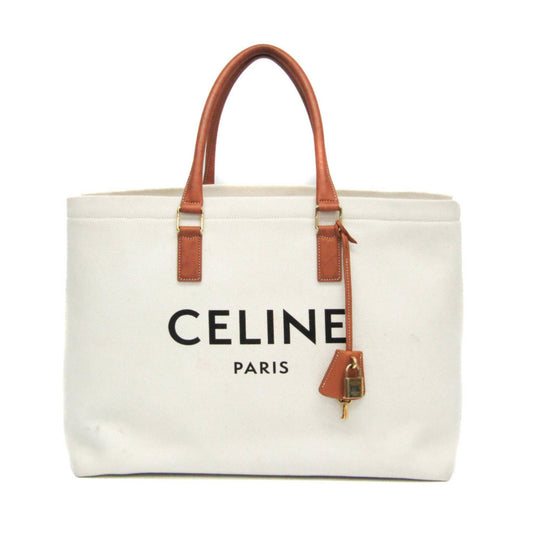 Celine Canvas Brown Tote Bags