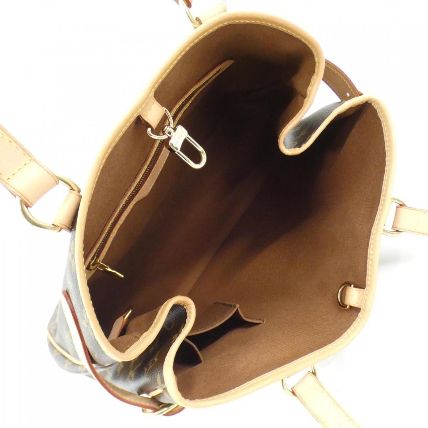 Louis Vuitton Coated Canvas Brown Handbags