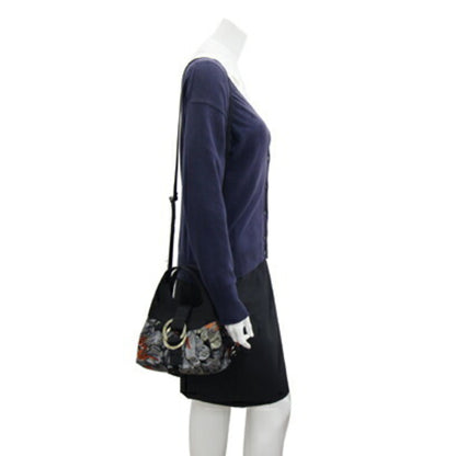 Bvlgari Satin Black Handbags