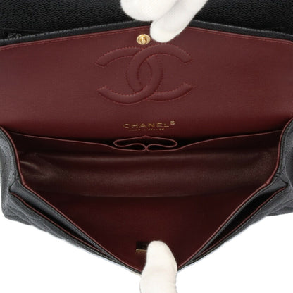 Chanel Calfskin Black Shoulder Bags