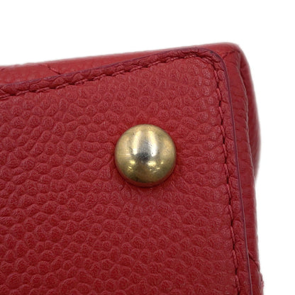 Chanel Calfskin Red Handbags