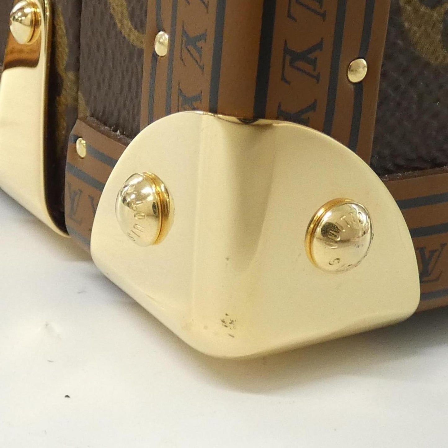 Louis Vuitton Coated Canvas Brown Handbags