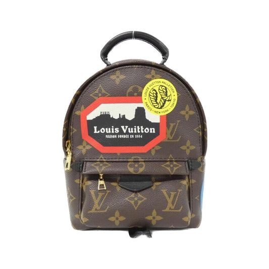 Louis Vuitton Coated Canvas Brown Backpacks