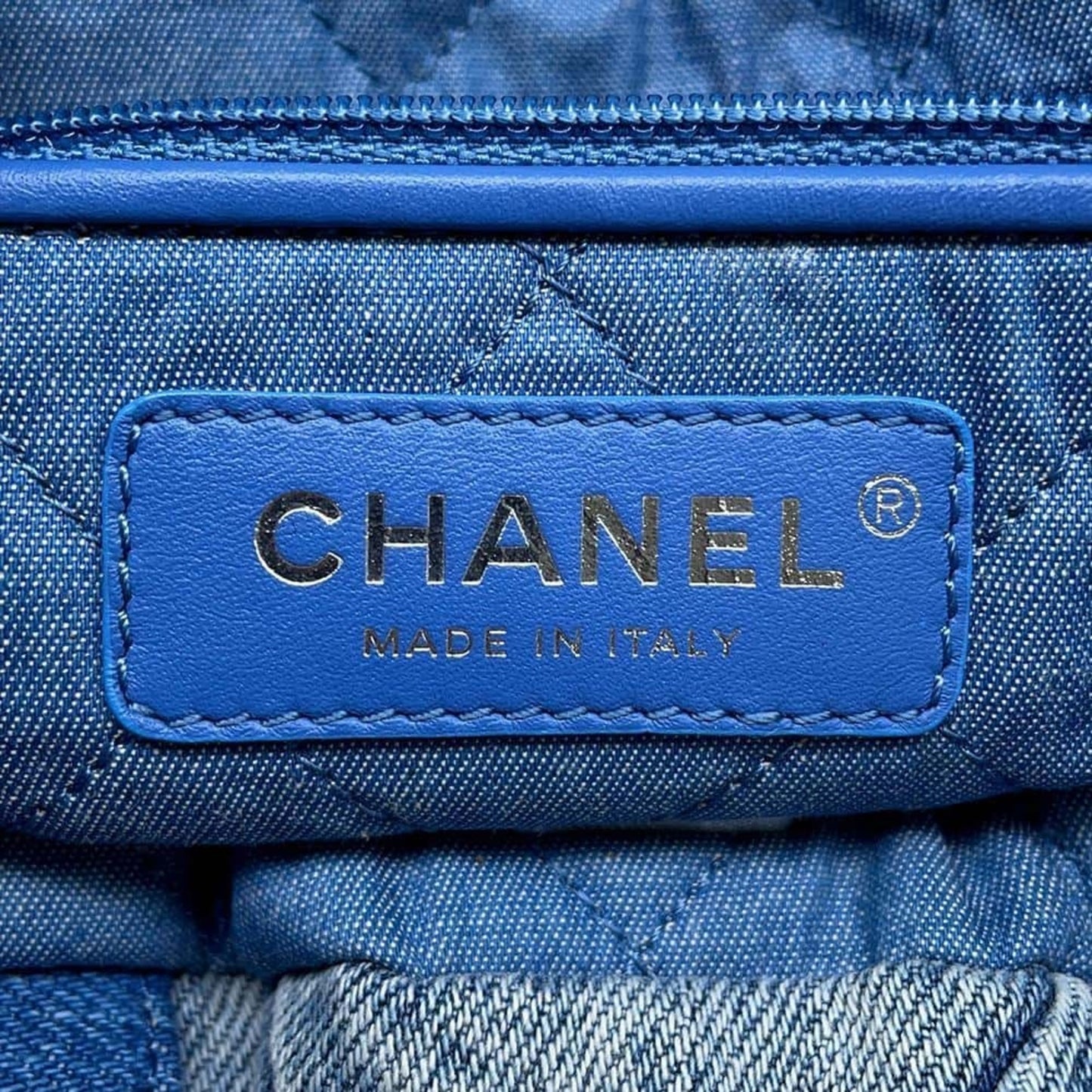 Chanel Denim Blue Backpacks