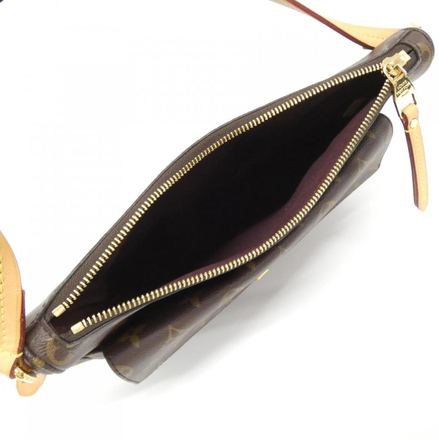 Louis Vuitton Coated Canvas Brown Shoulder Bags