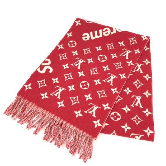 Louis Vuitton Wool Red Scarves