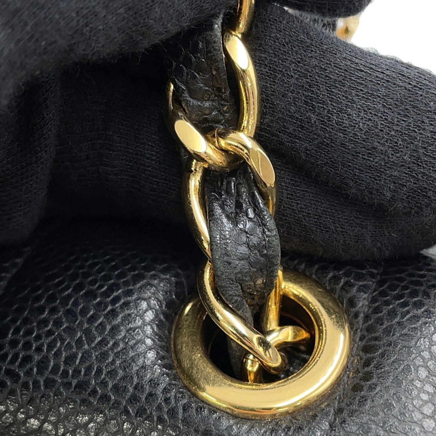 Chanel Calfskin Black Shoulder Bags