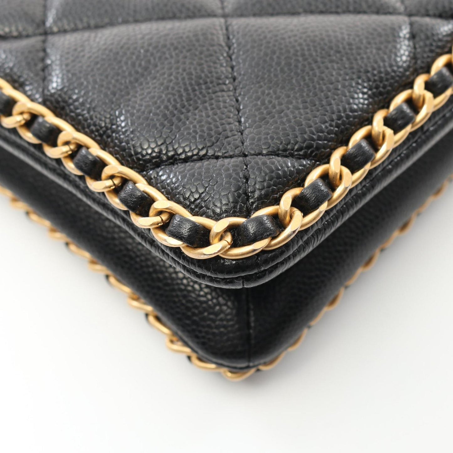 Chanel Calfskin Black Shoulder Bags
