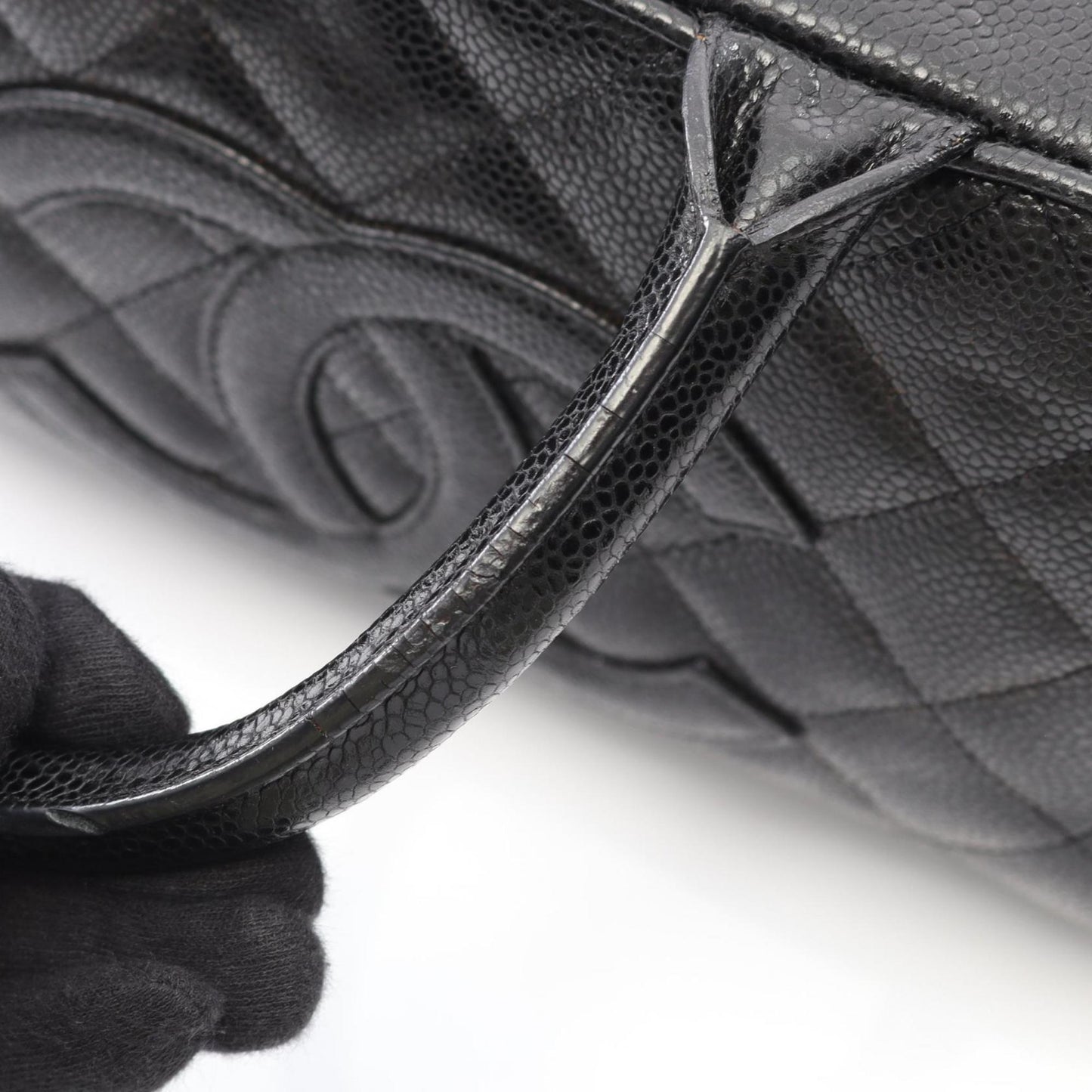 Chanel Calfskin Black Handbags