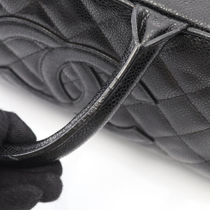 Chanel Calfskin Black Handbags