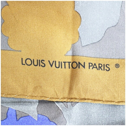 Louis Vuitton Silk Blue Scarves