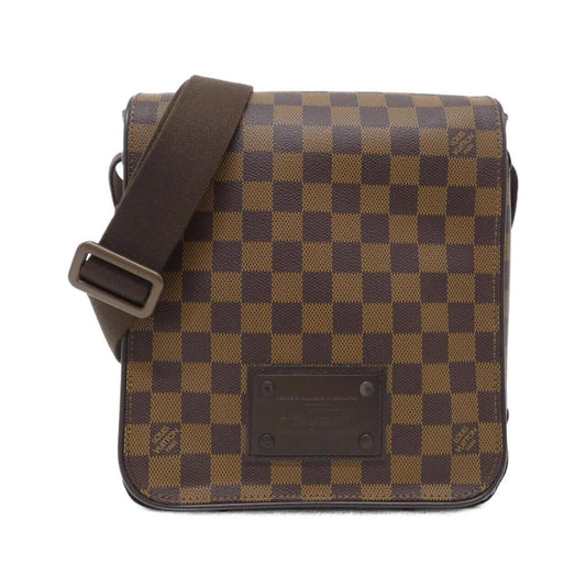 Louis Vuitton Coated Canvas Brown Shoulder Bags