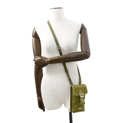 Gucci Nylon Green Shoulder Bags