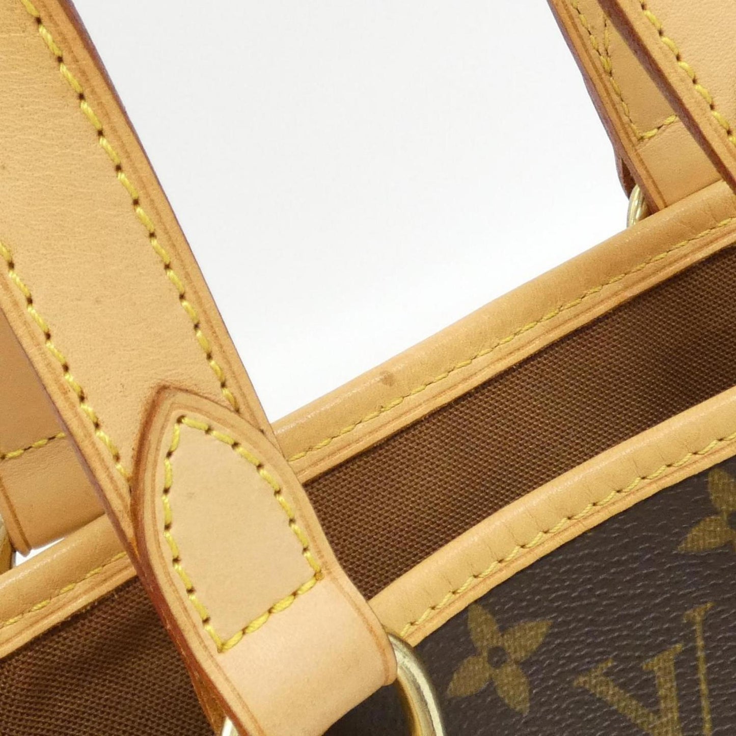 Louis Vuitton Coated Canvas Brown Handbags
