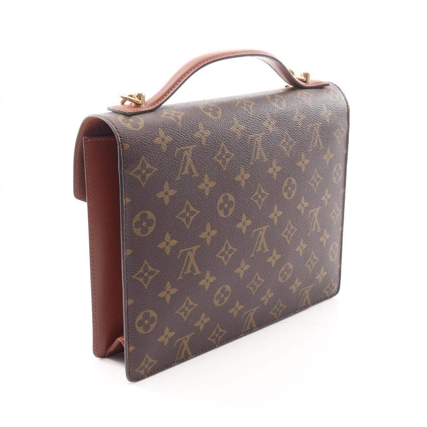 Louis Vuitton Coated Canvas Brown Handbags