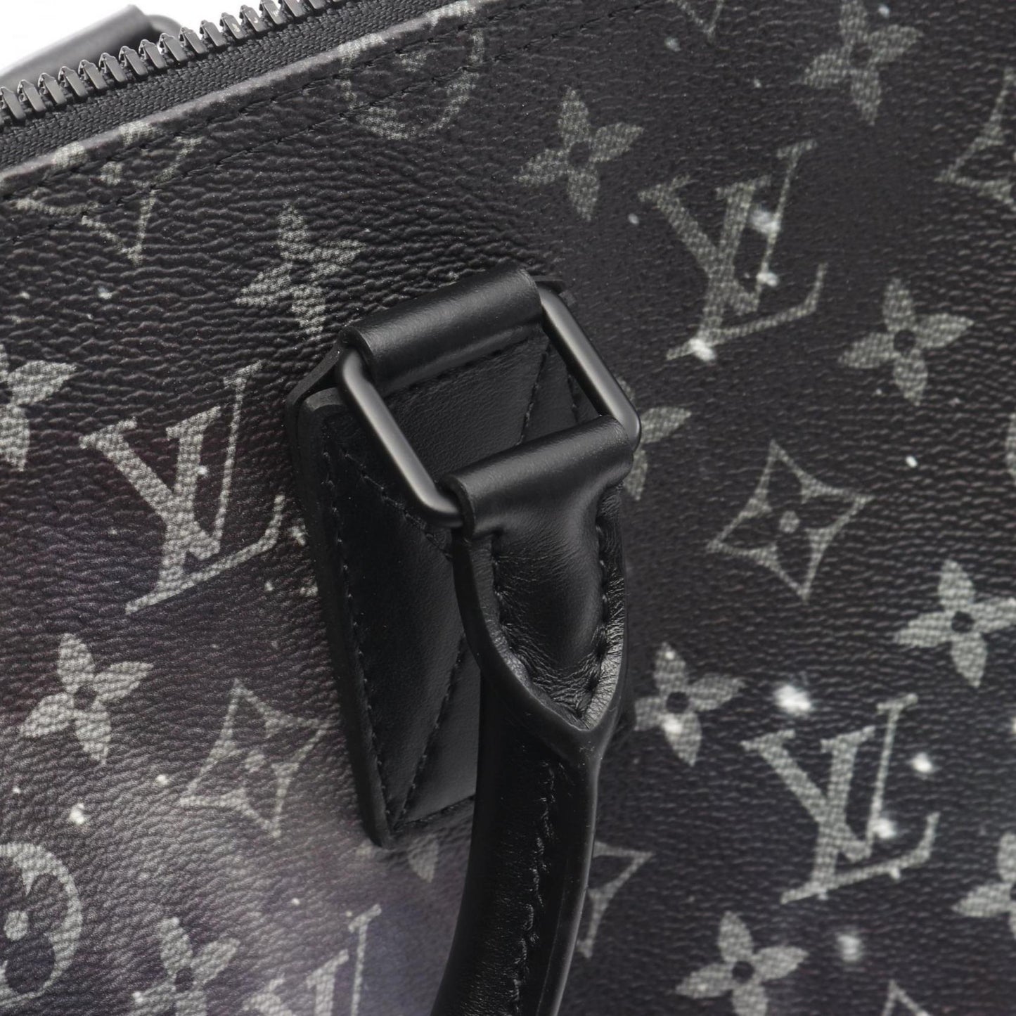 Louis Vuitton Coated Canvas Black Travel Bags