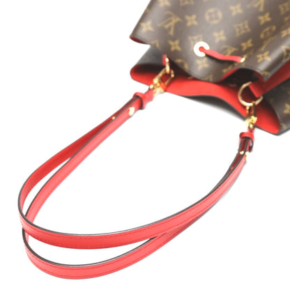 Louis Vuitton Monogram Canvas Red Shoulder Bags