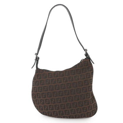 Fendi Canvas Black Shoulder Bags