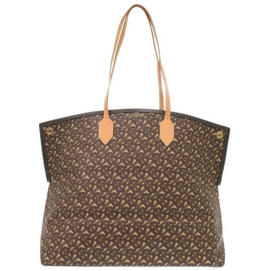 Burberry Pvc Brown Tote Bags