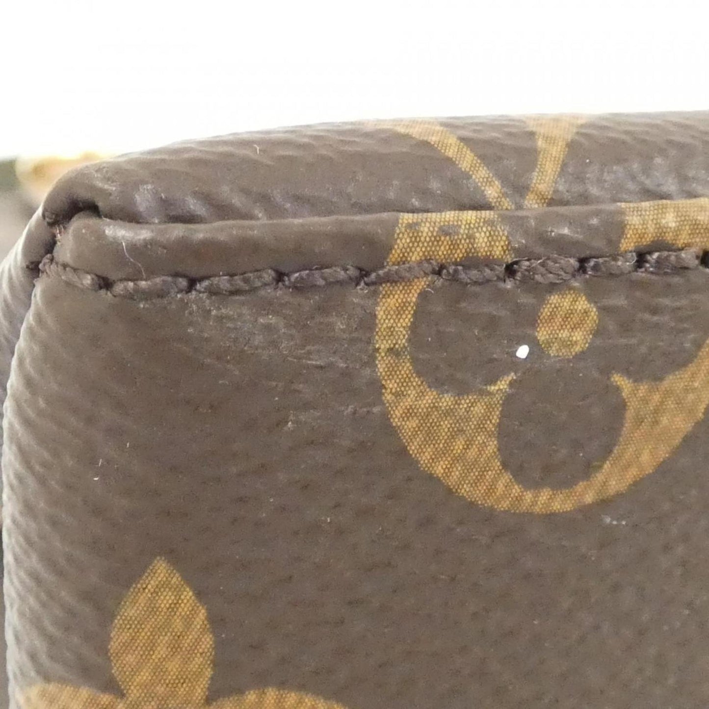 Louis Vuitton Coated Canvas Brown Handbags